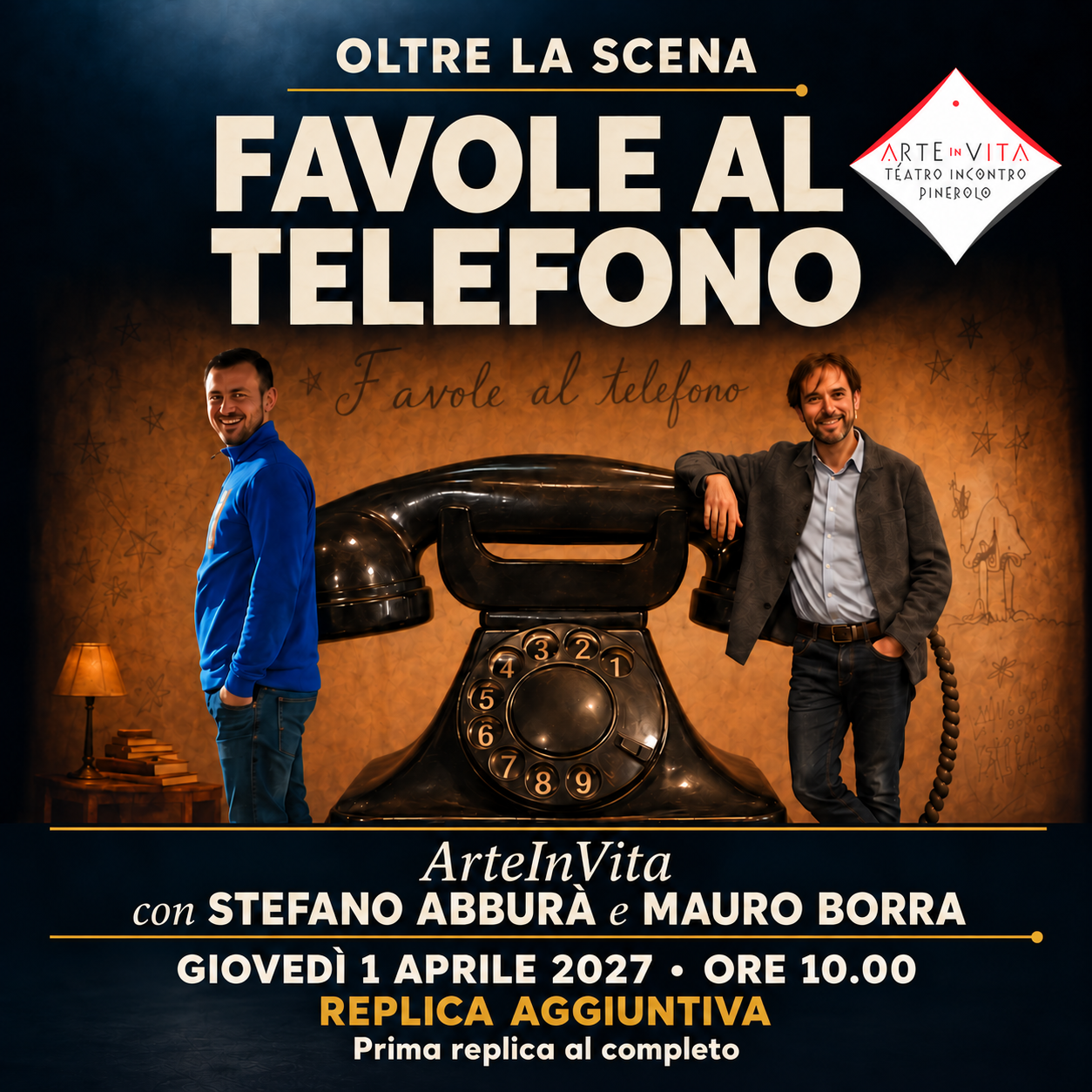Favole al telefono: replica aggiuntiva di giovedì 1° aprile 2027 alle ore 10.00