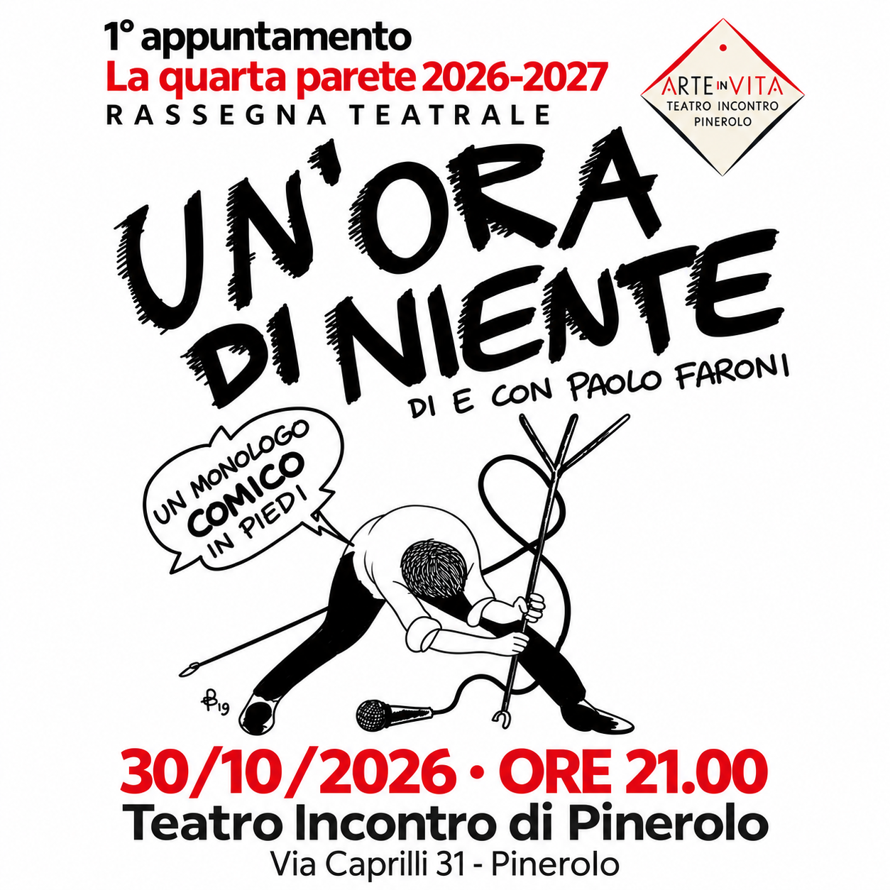 Un’ora di niente — La Quarta Parete 2026/27